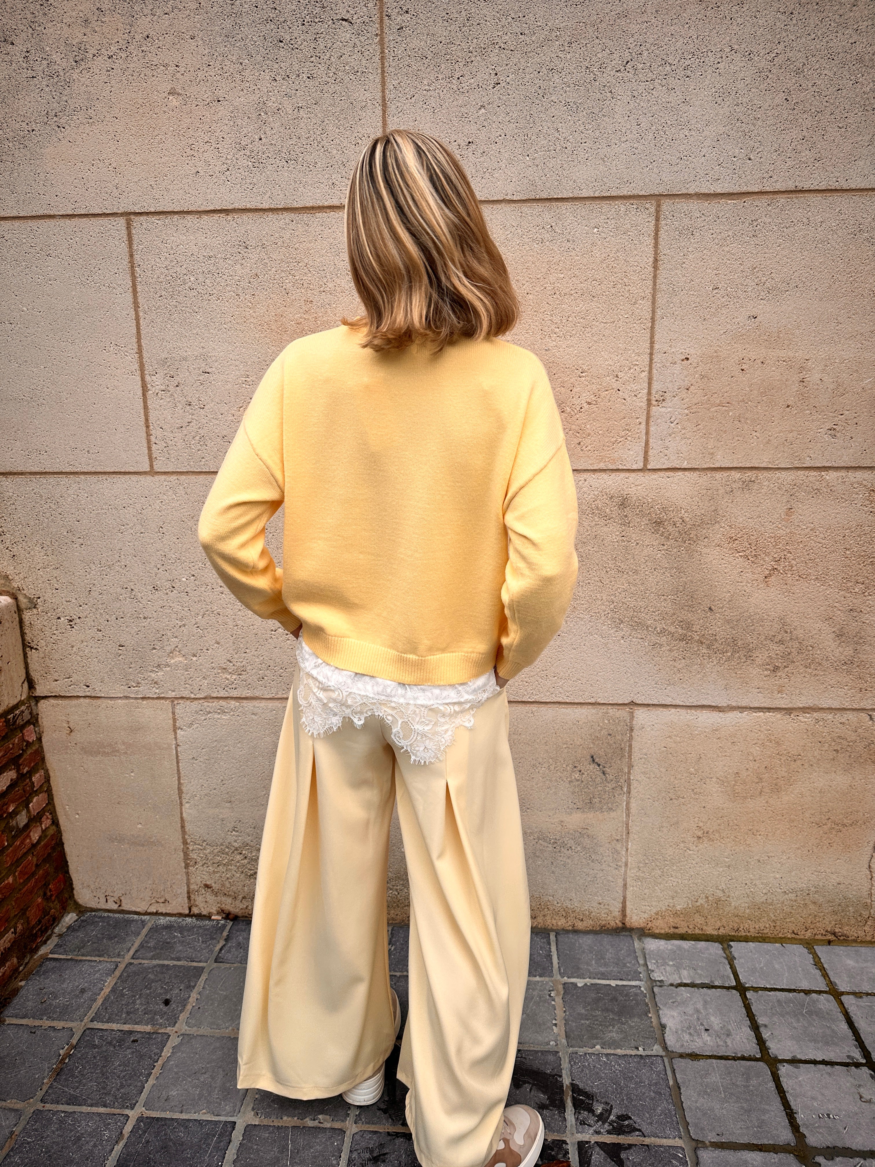 Fleur broek butteryellow
