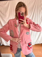 Laza blazer roze