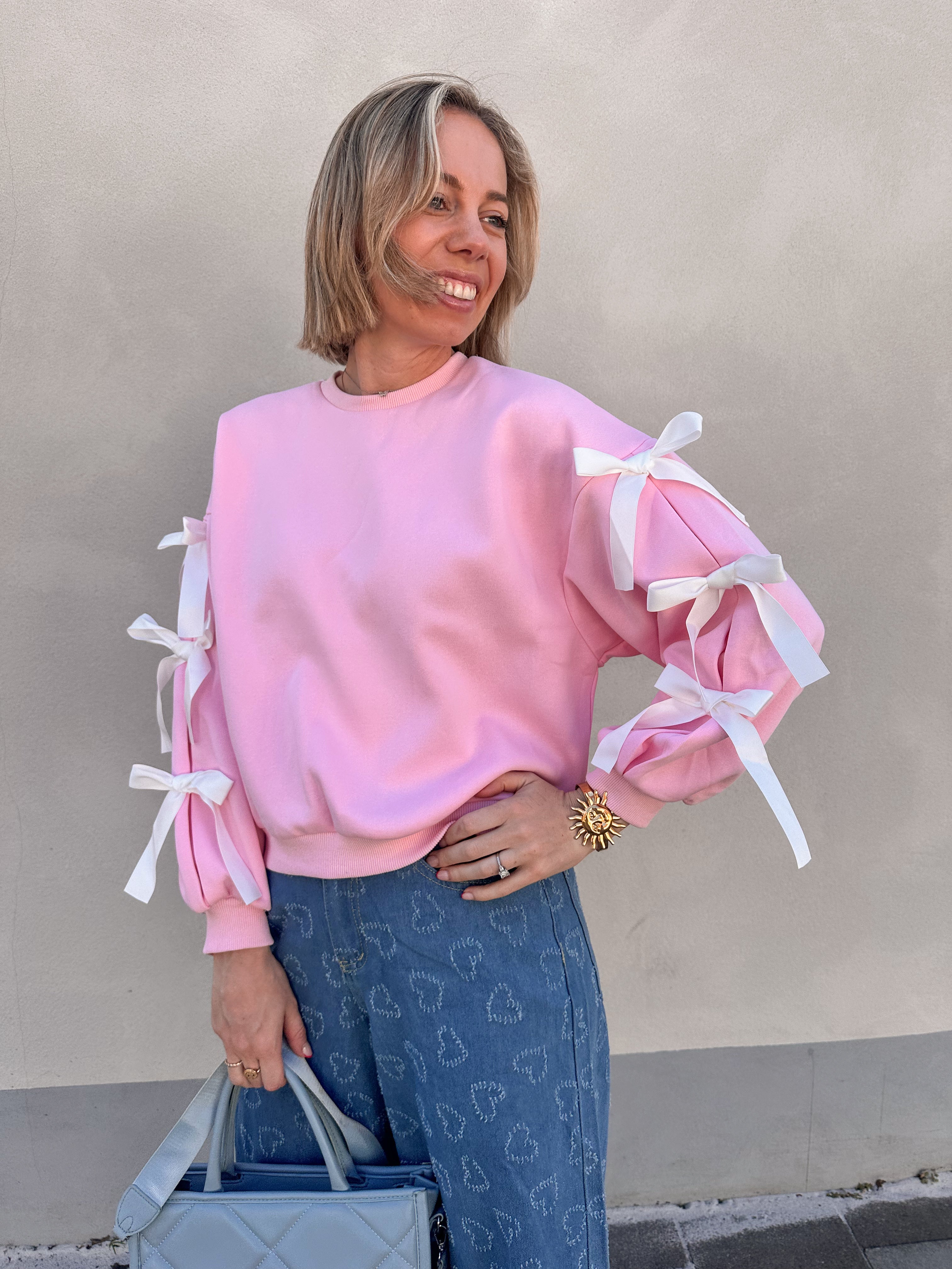 Sila sweater roze