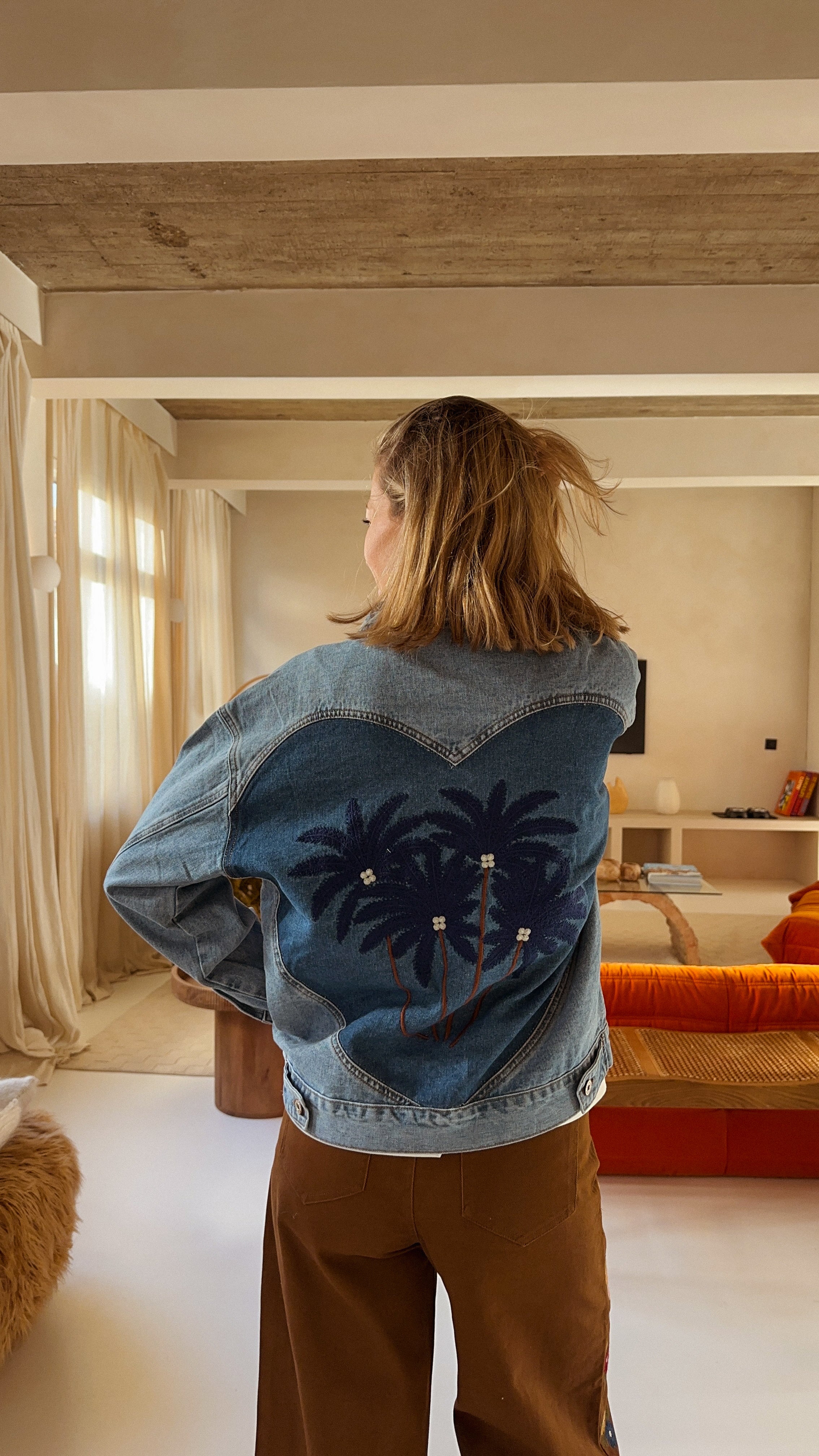 Lily jeansjas heart palmtree