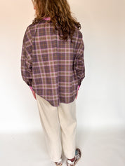 Lena ruit blouse
