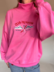 Club du matin sweater roze