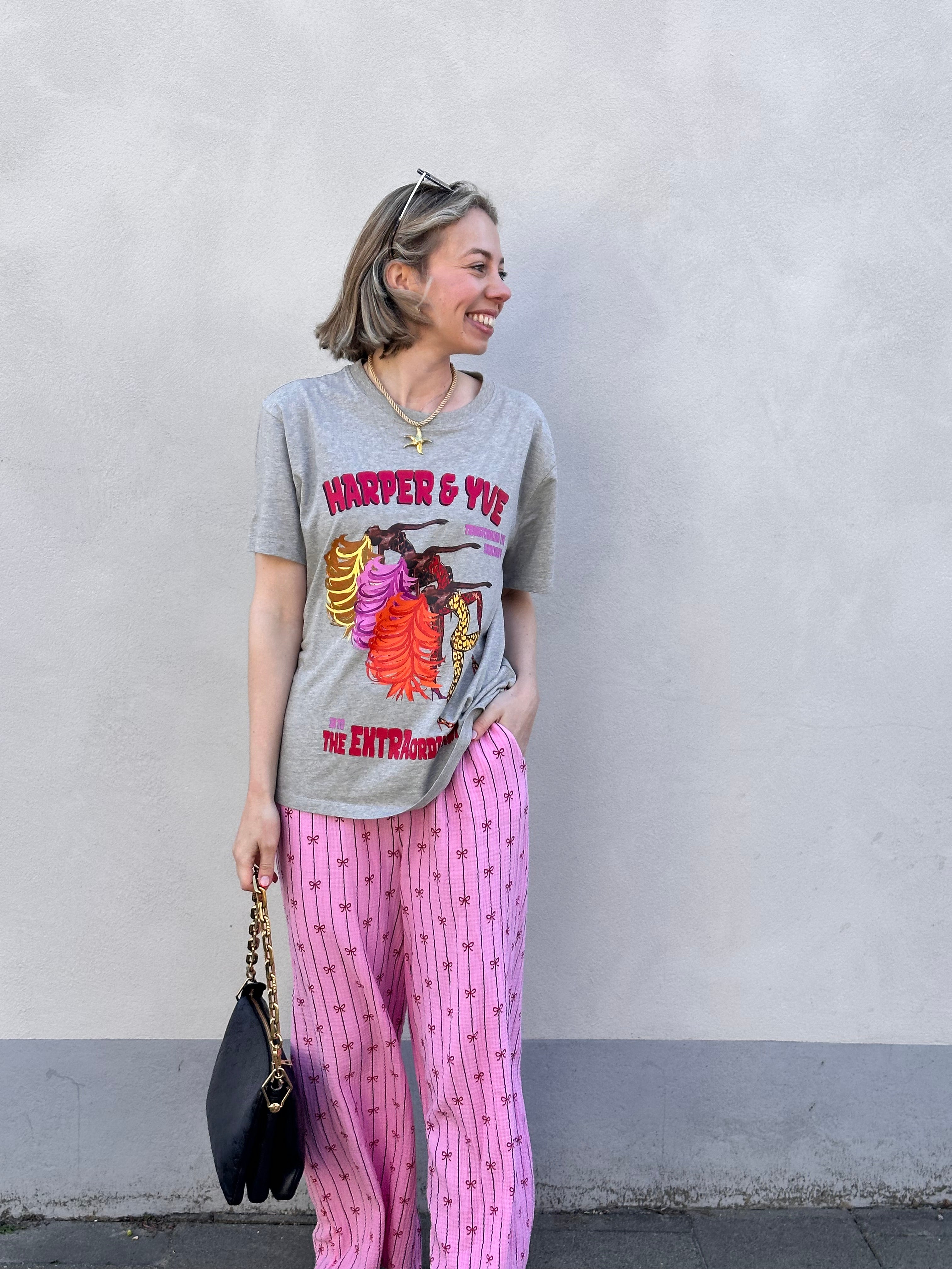 Harper & Yve T-shirt Extraordinary grijs