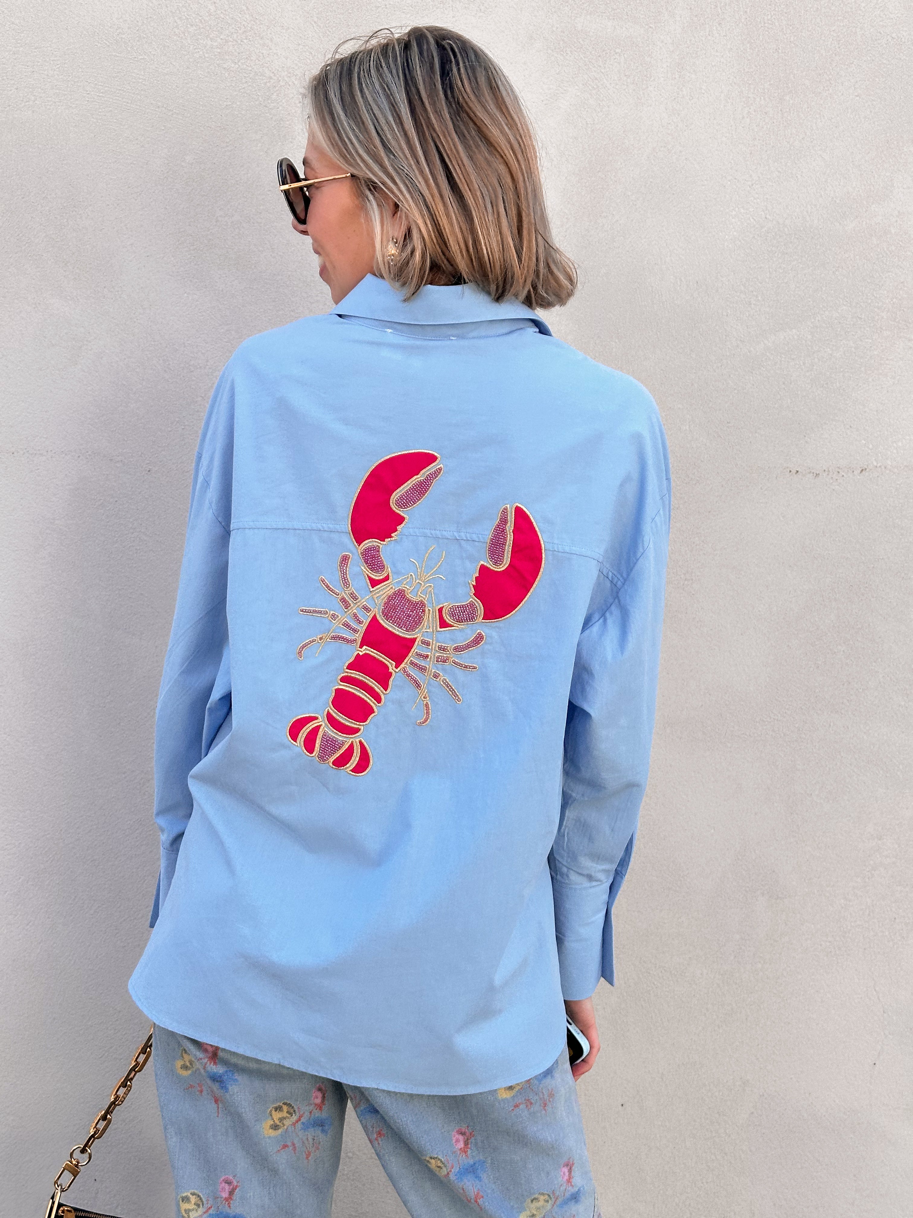 Charlie summer blouse blauw