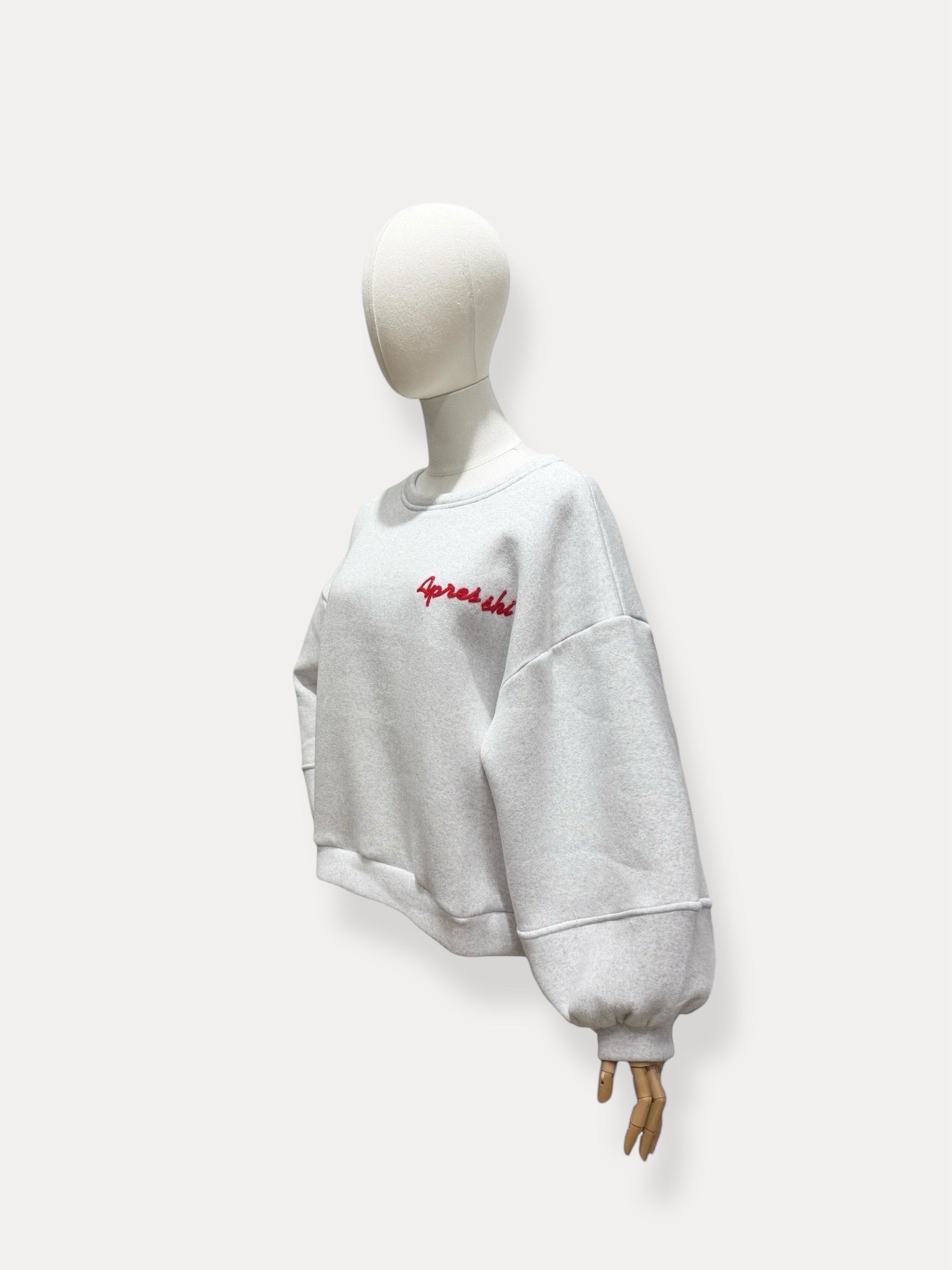 Après ski sweater grijs