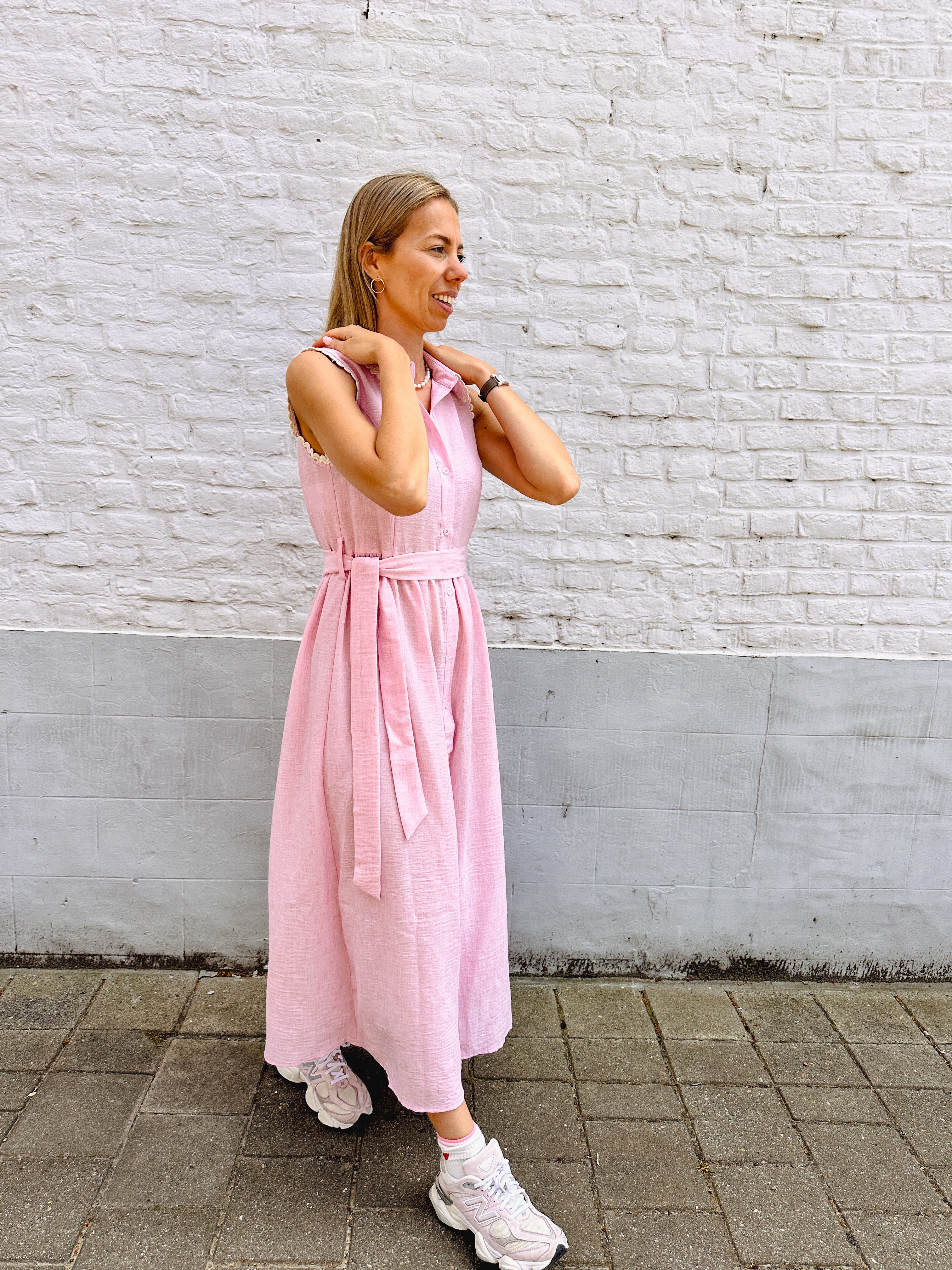 Alina jurk roze