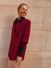 Zeyla blazer burgundy
