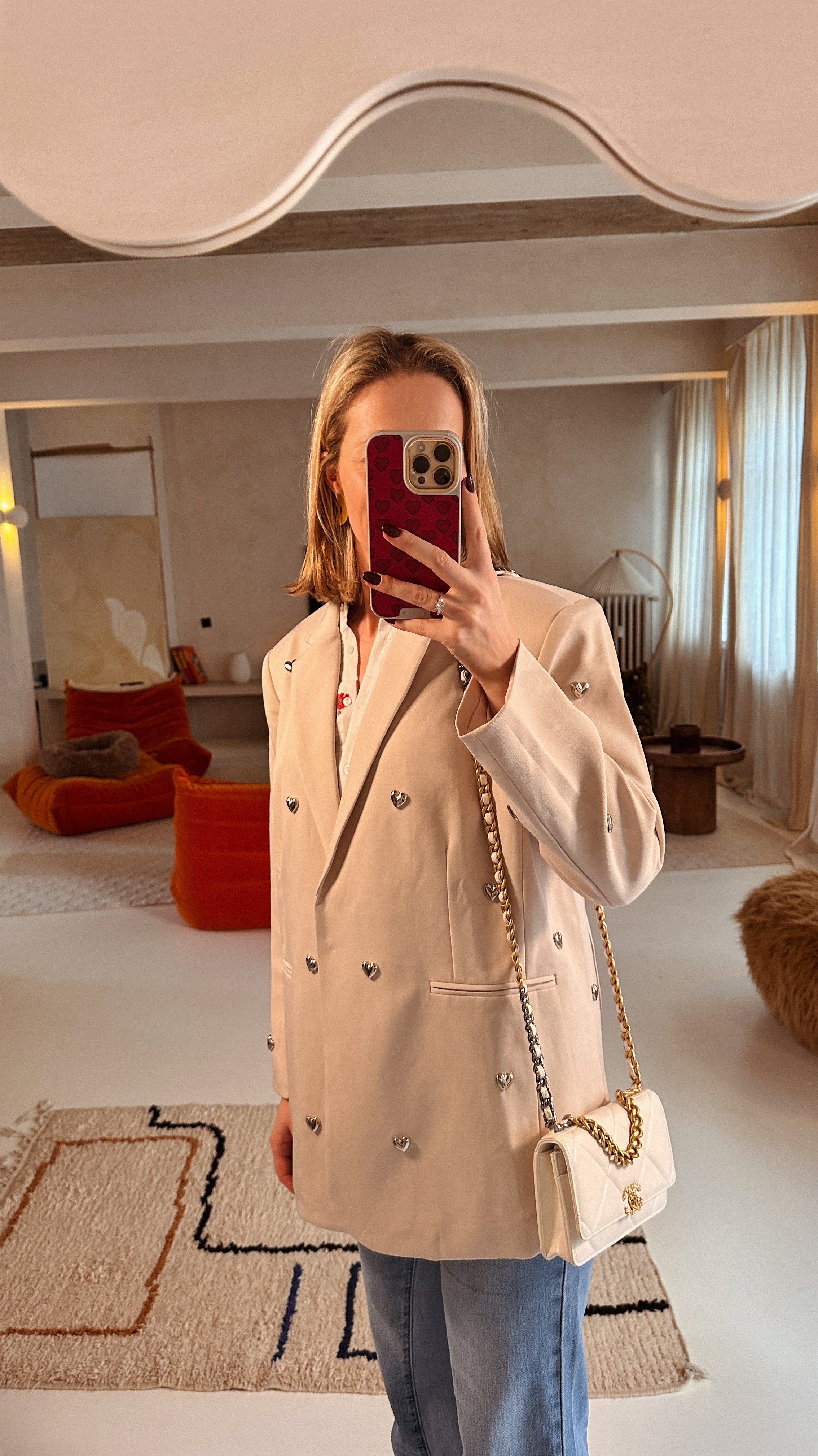 Isabella blazer beige hart