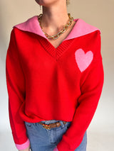 Ariane hart red trui