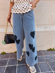 Vayla jeans hartjes