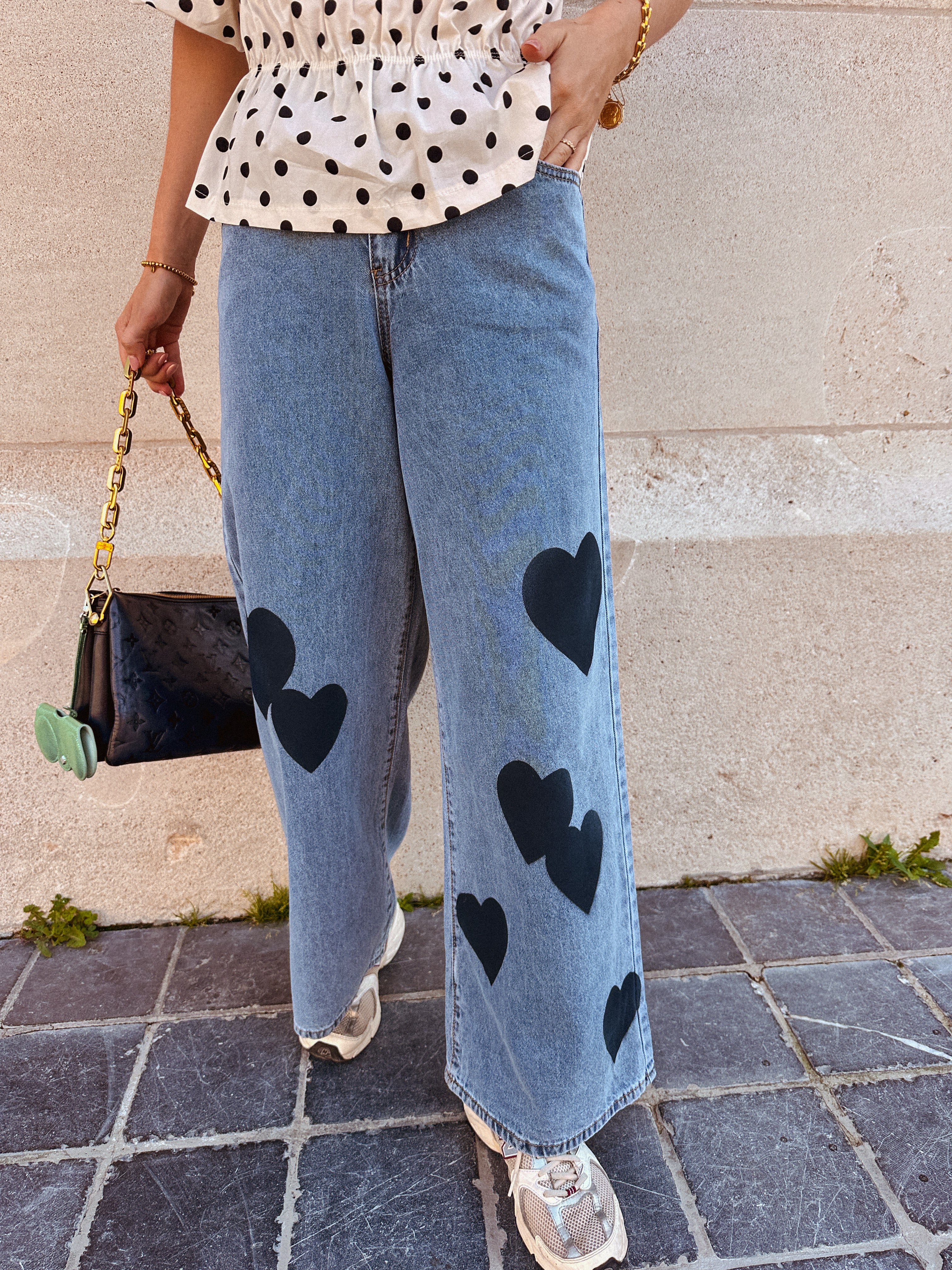 Vayla jeans hartjes