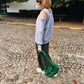 Milou teddy handtas groen
