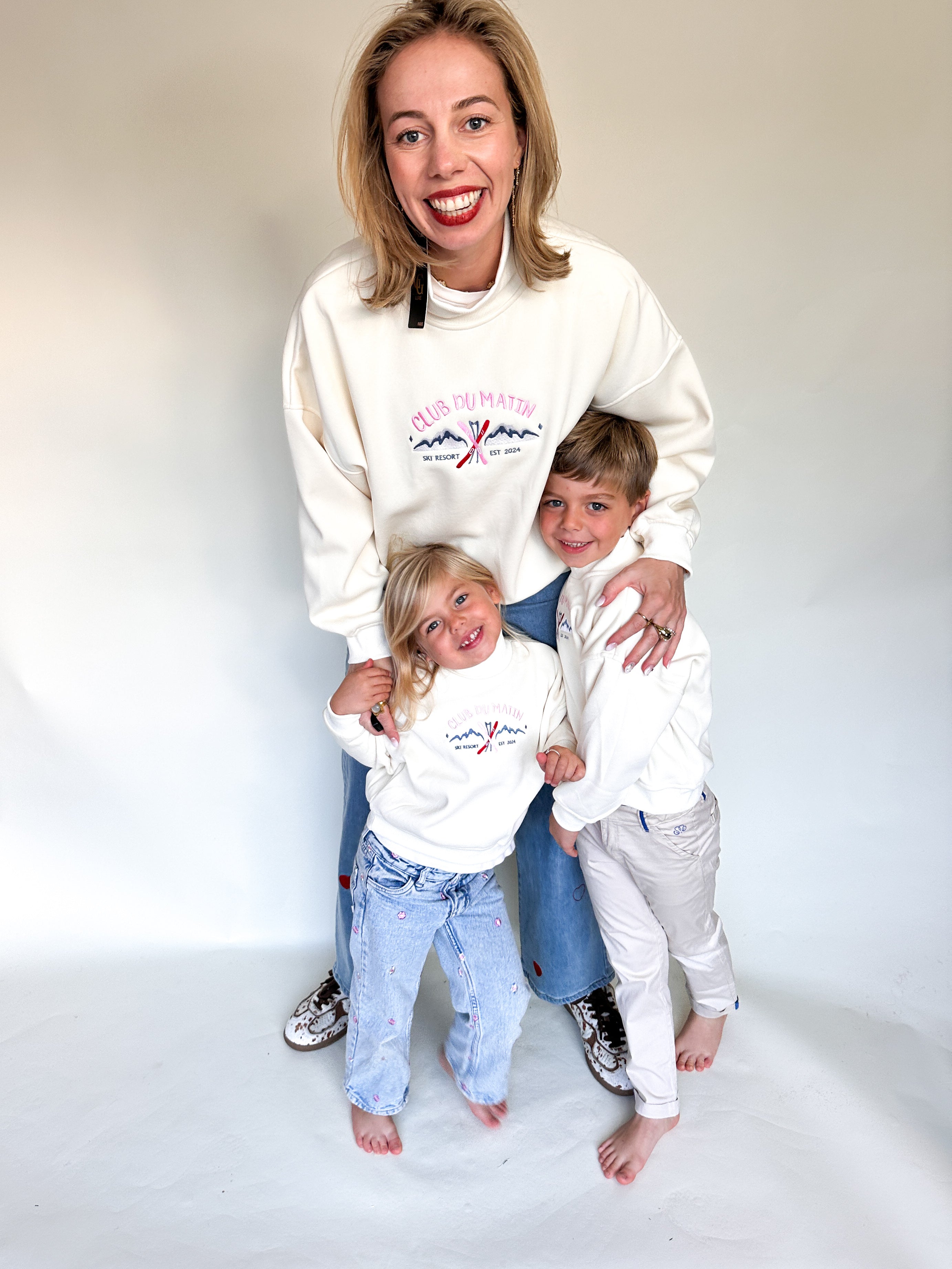 Club du matin sweater wit