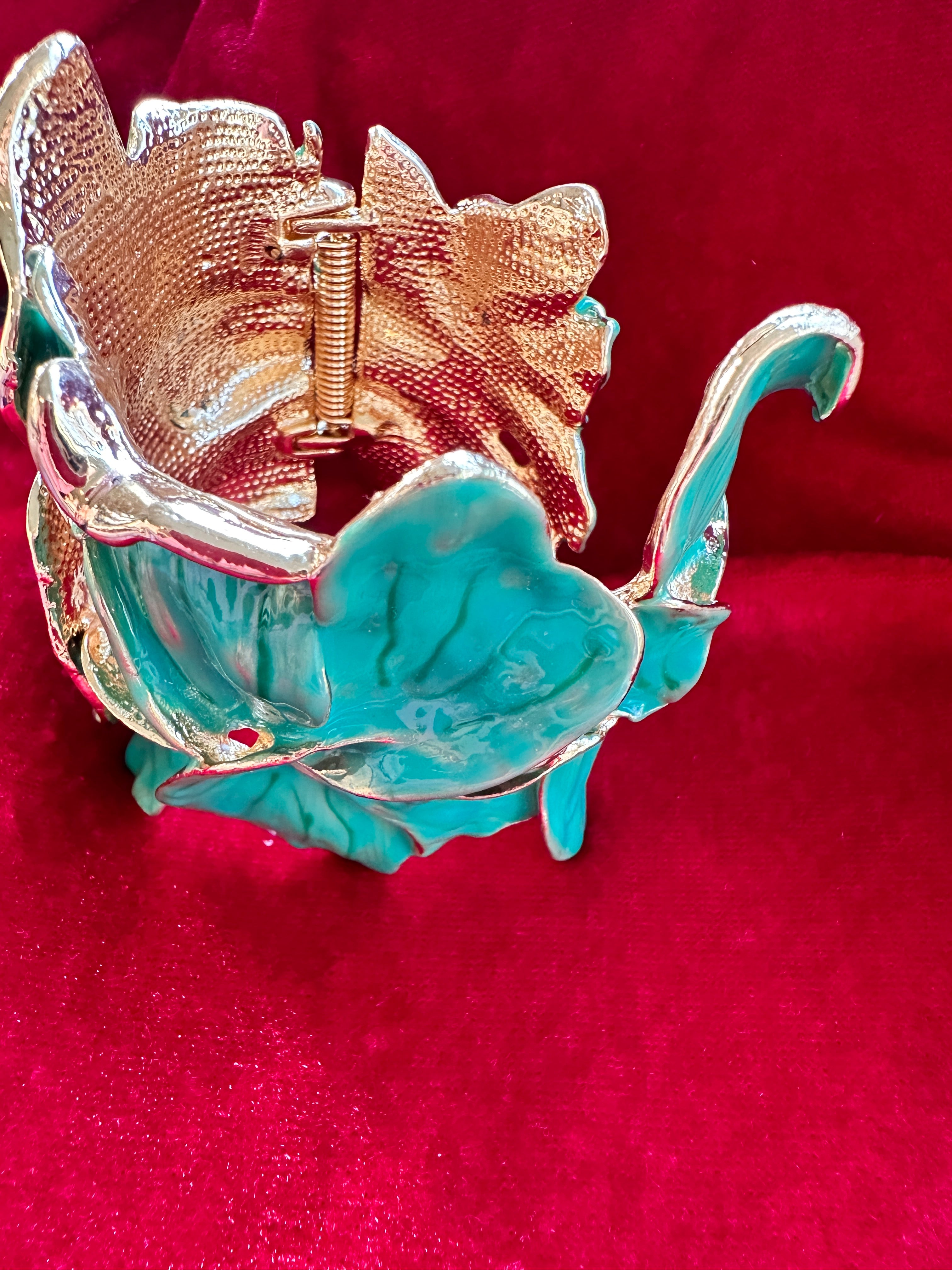 Fran armband appelblauw