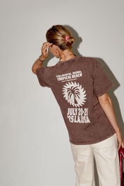 Tropical Beach T-shirt Colourful rebel