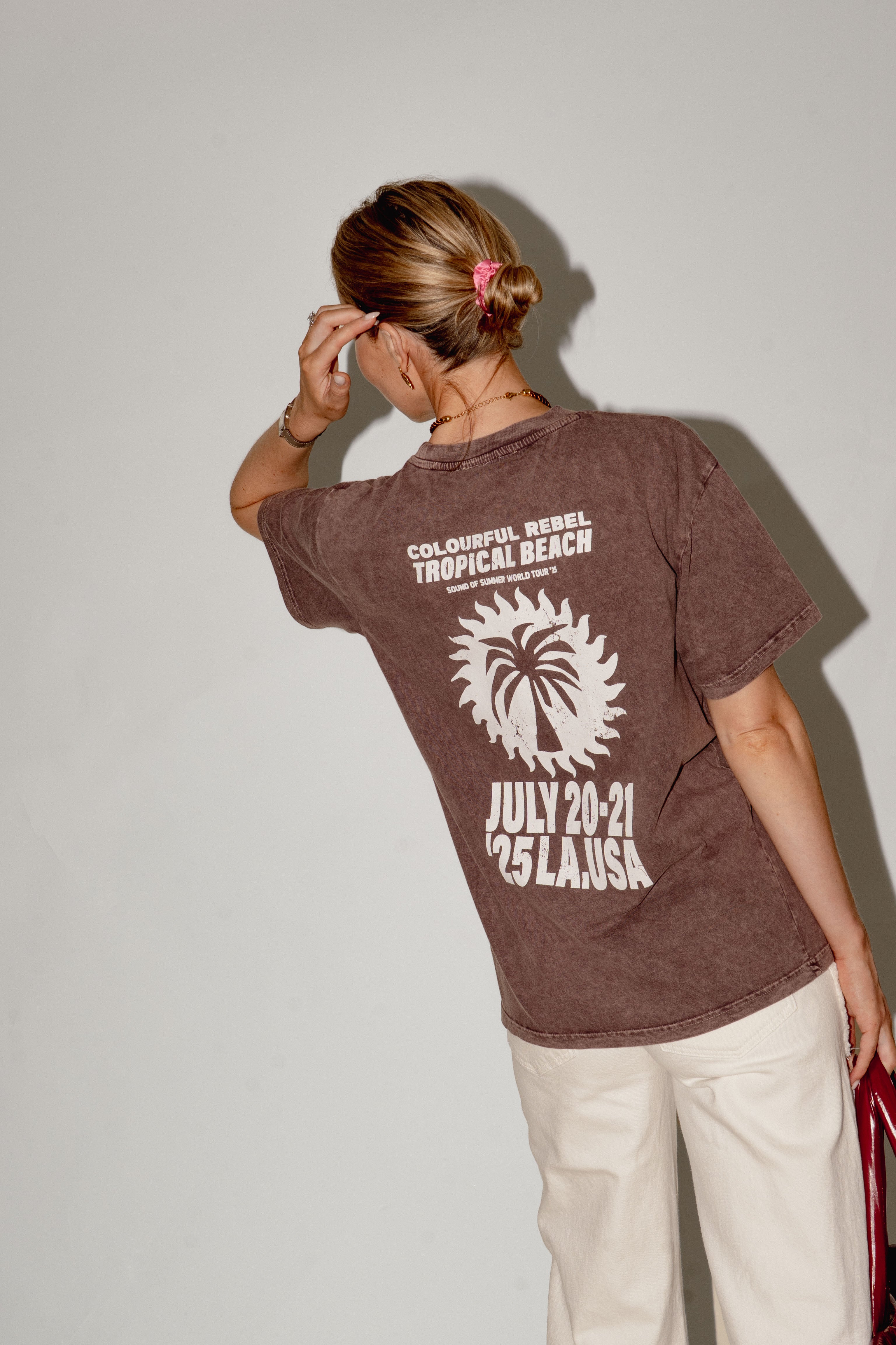 Tropical Beach T-shirt Colourful rebel