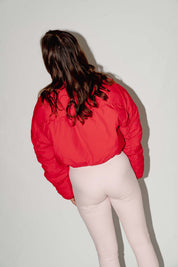Lee Bomberjacket rood The Lola Club