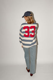 Skyler striped polo