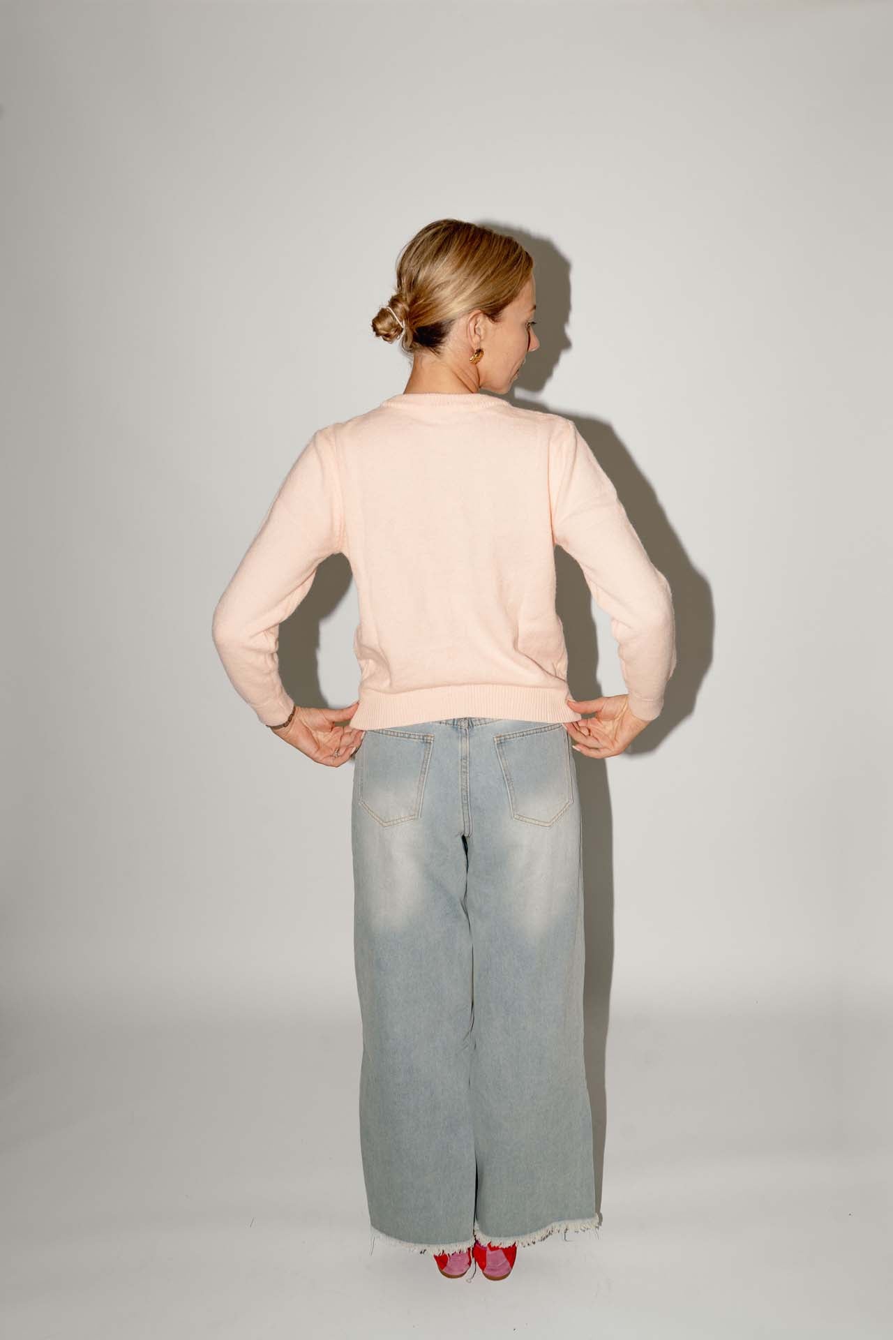 Marie jeans gebloemd