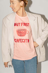 Cafecito tee roze