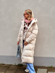 Anni jas beige gewatteerd