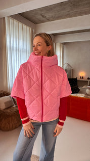 Linnea jas roze korte mouw