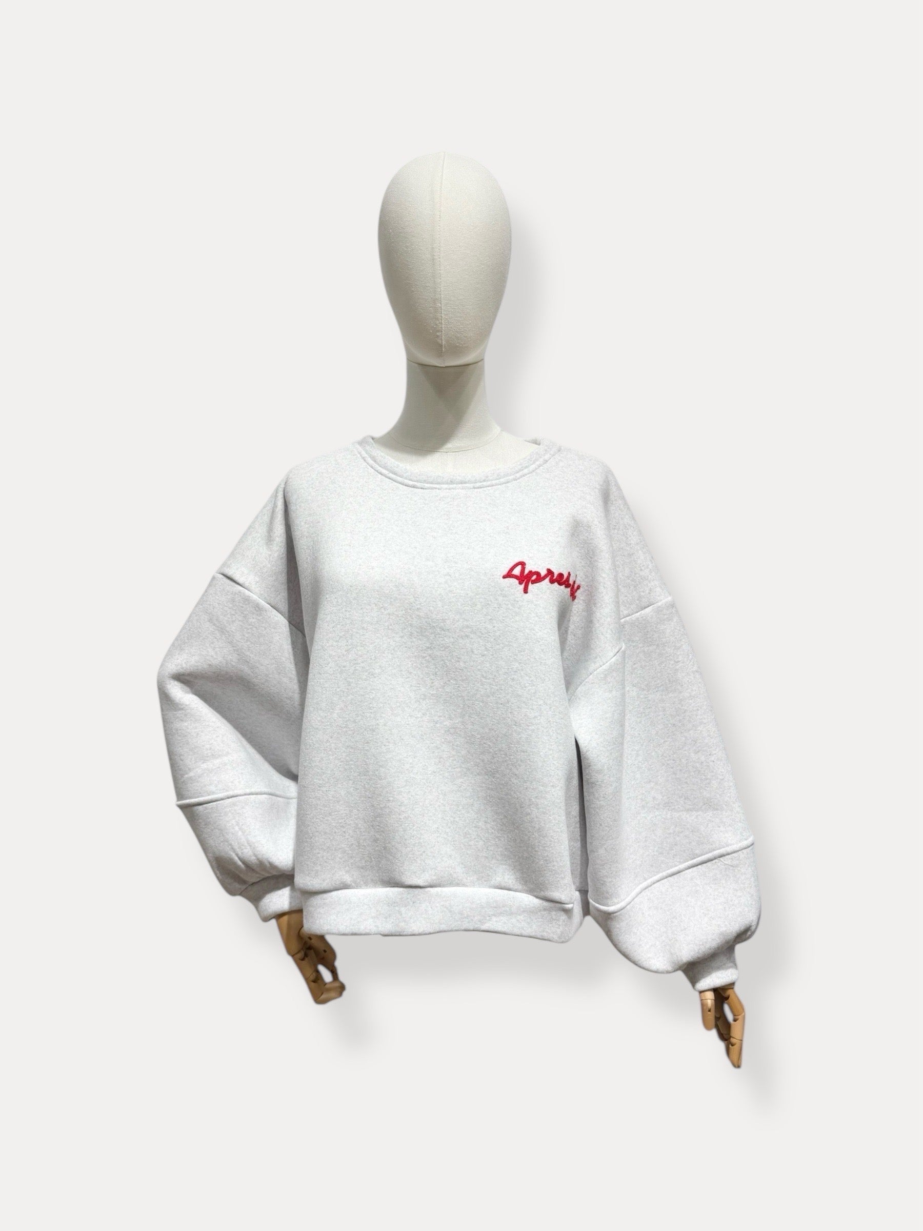 Après ski sweater grijs