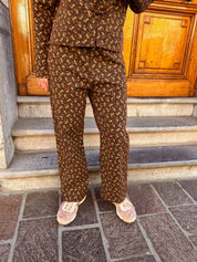 Daphne broek gebloemd