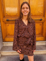 Sissy kleedje bruin