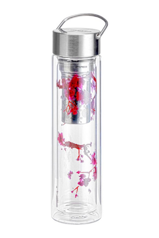 Flowtea - Theethermos cherry blossom + hoesje