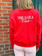Ruby sweater rood The Lola Club
