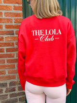 Ruby sweater rood The Lola Club
