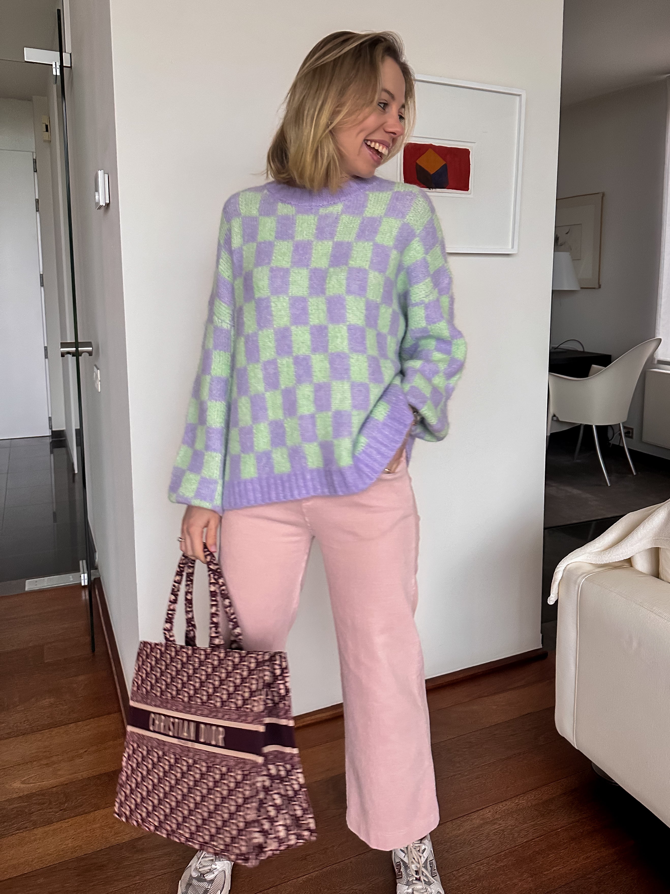 Roxy broek roze ribfluweel