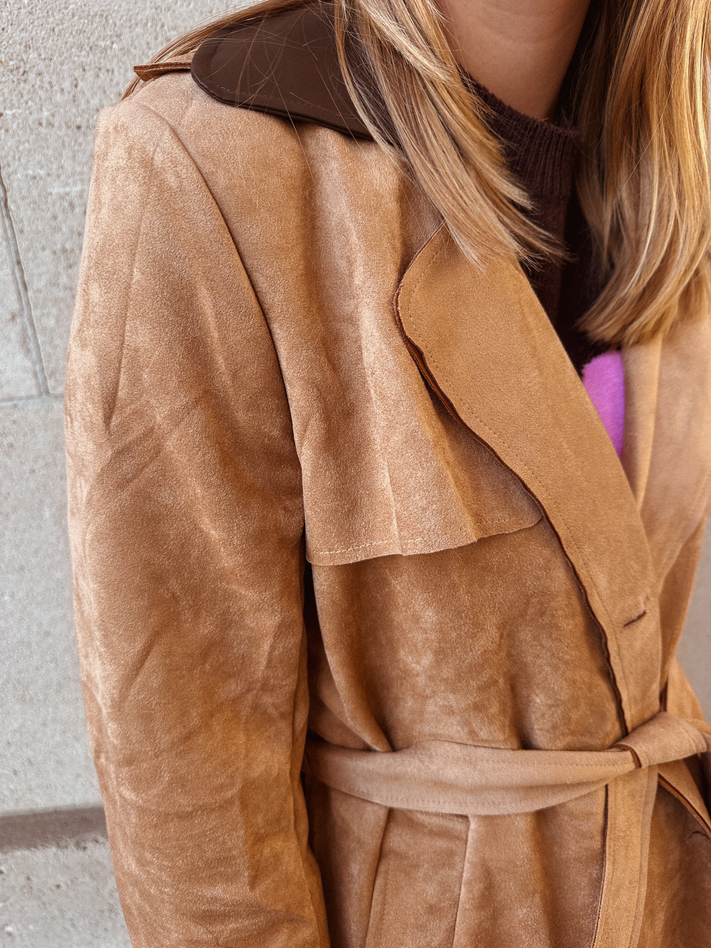 Laure jas suède beige