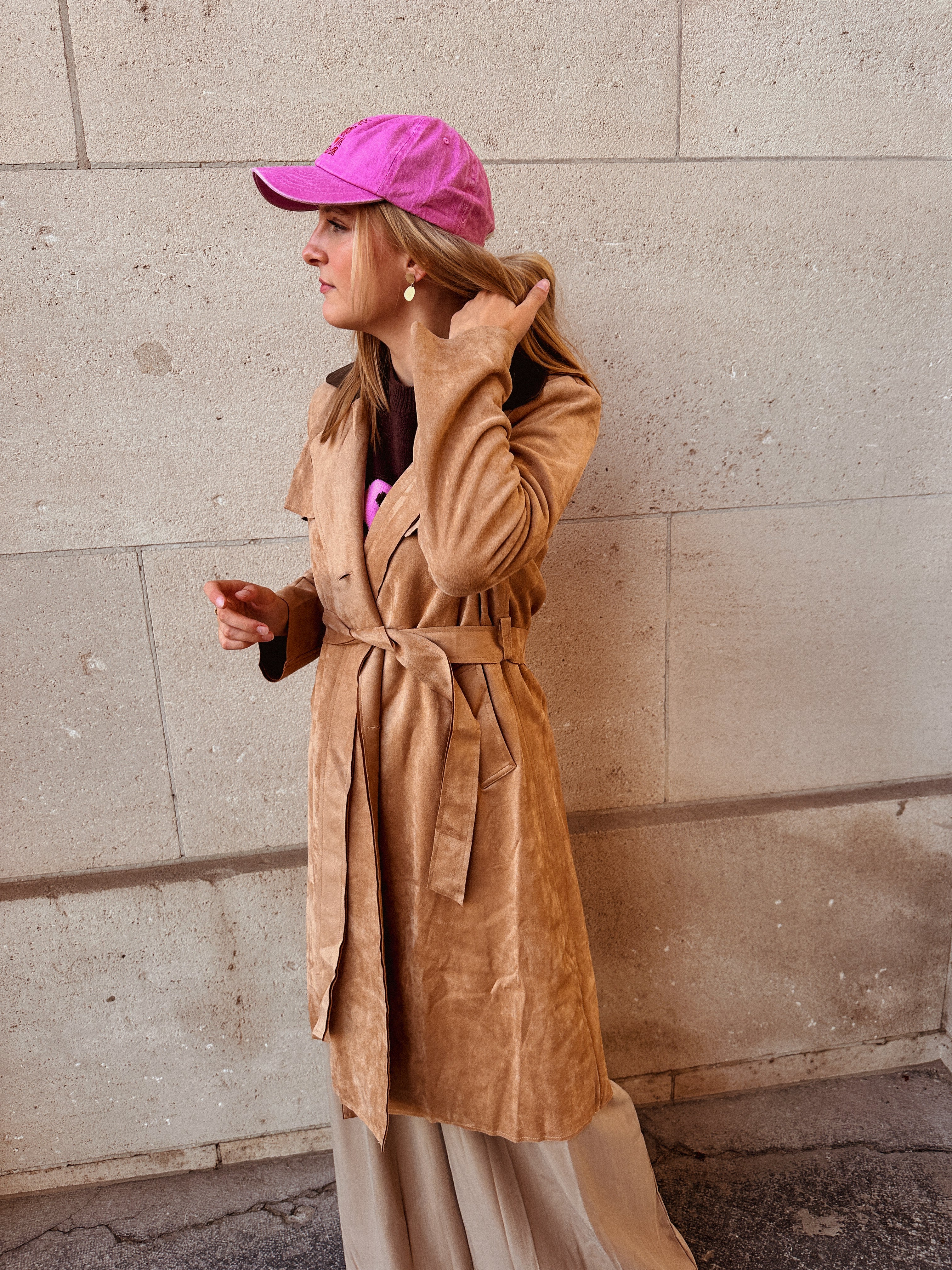 Laure jas suède beige