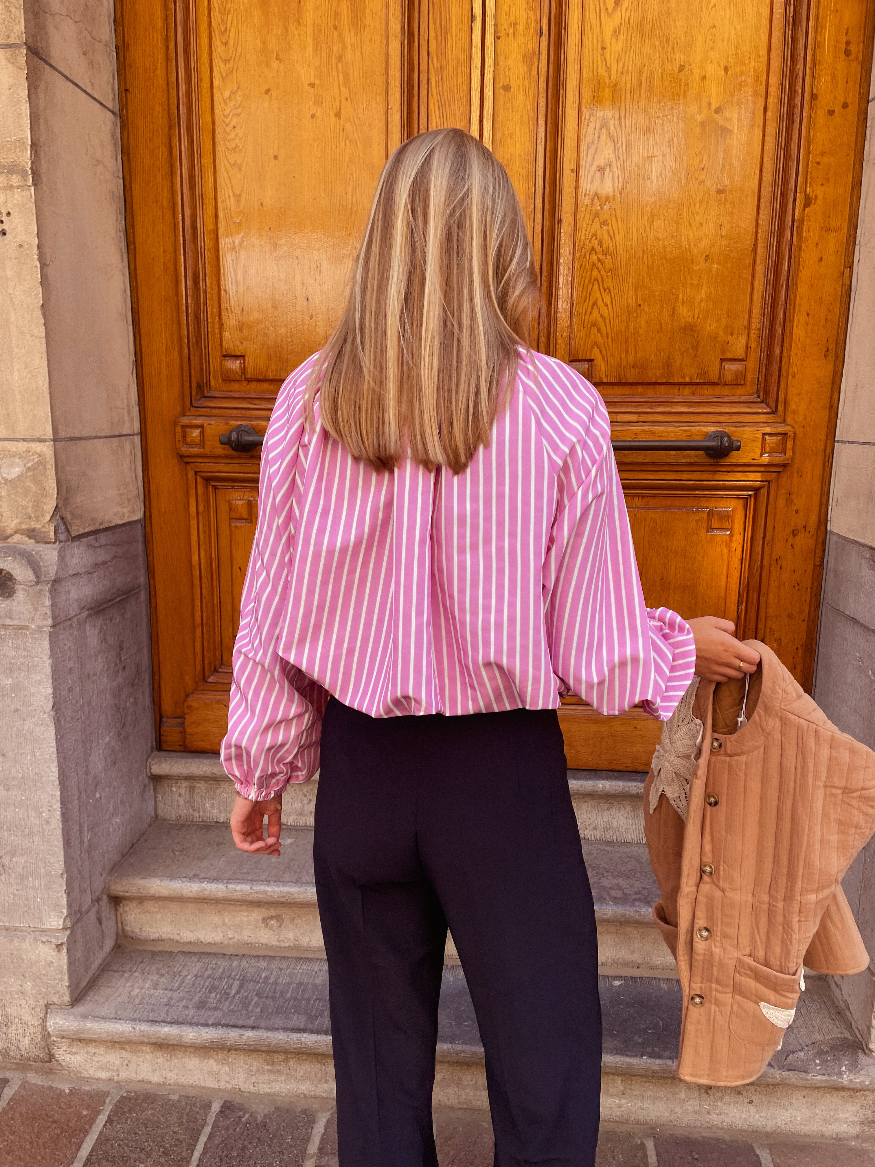 Saphira blouse roze