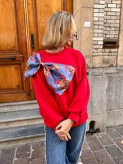 Eline sweater framboos