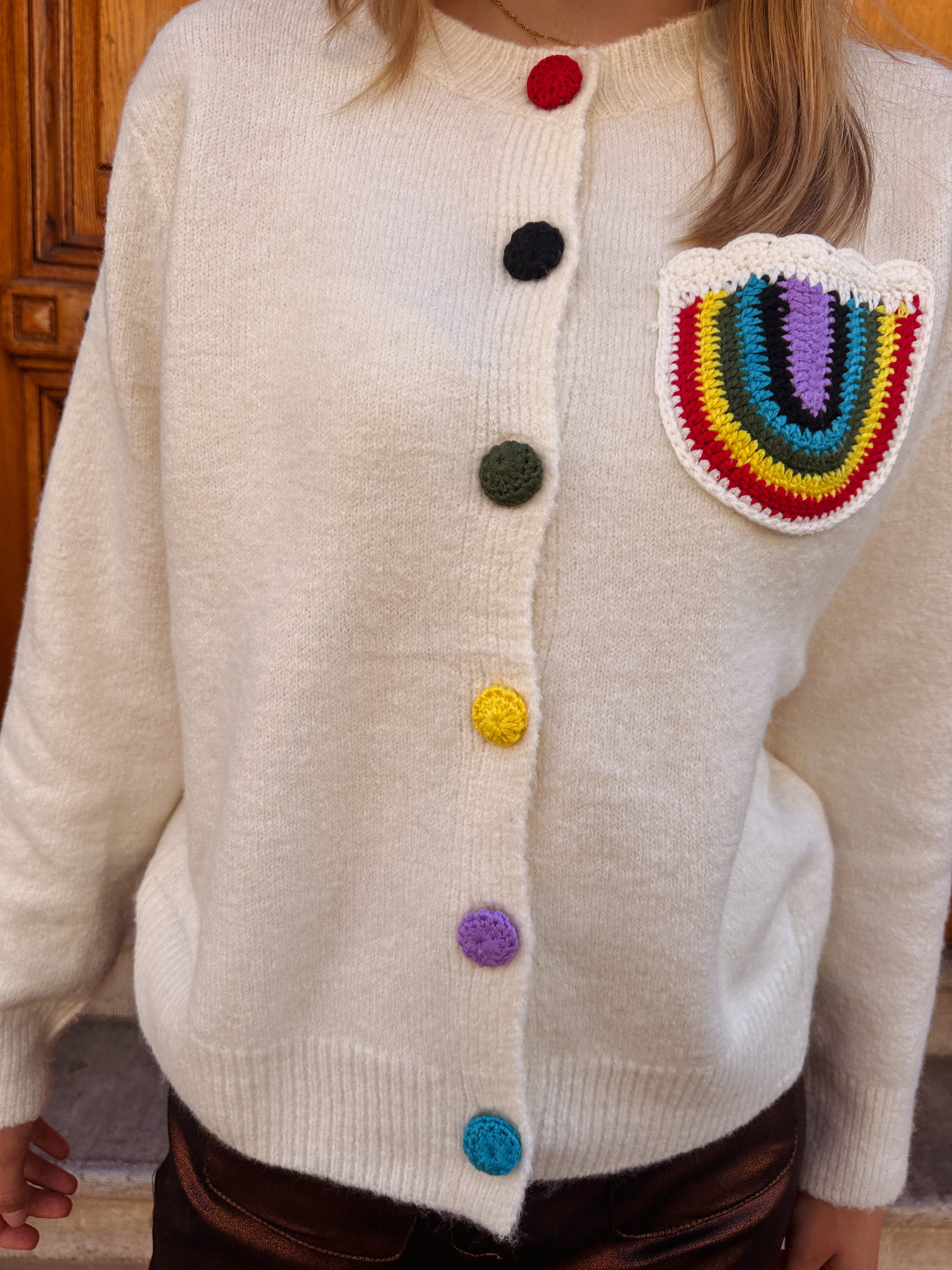 Tina gilet rainbow