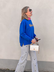 Ibiza sweater blauw