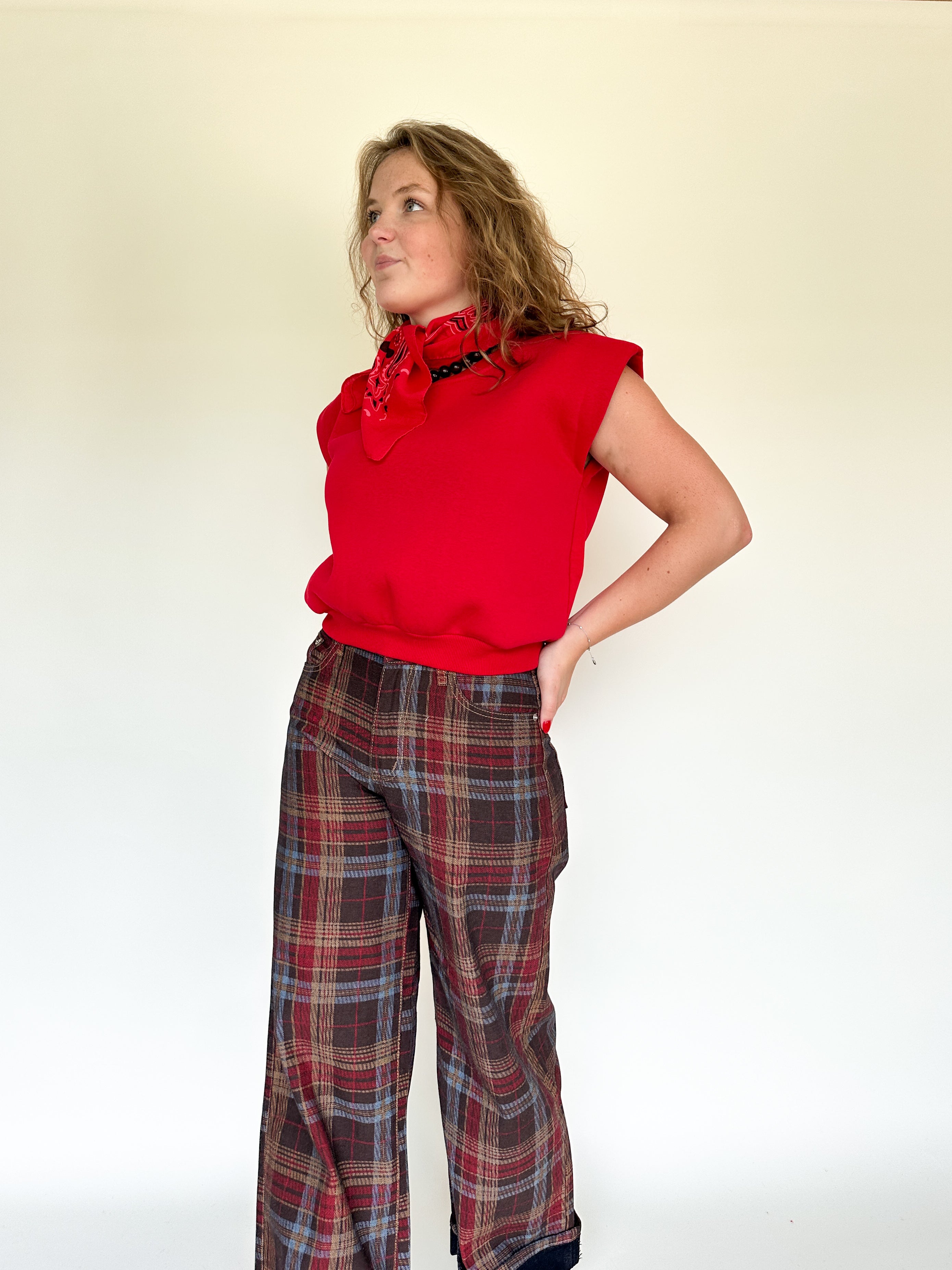 Amy broek geruit