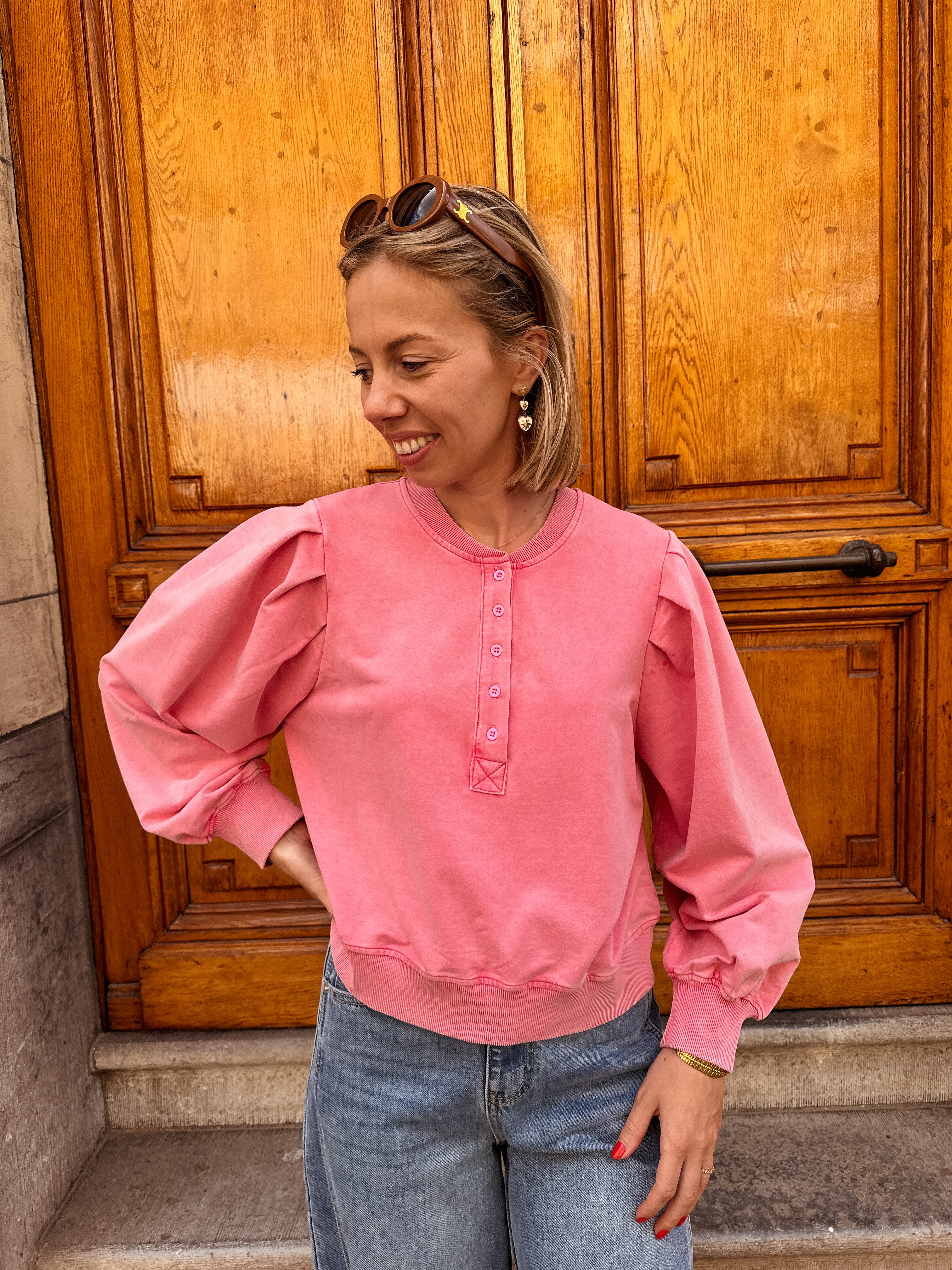 Marie trui vieux-roze