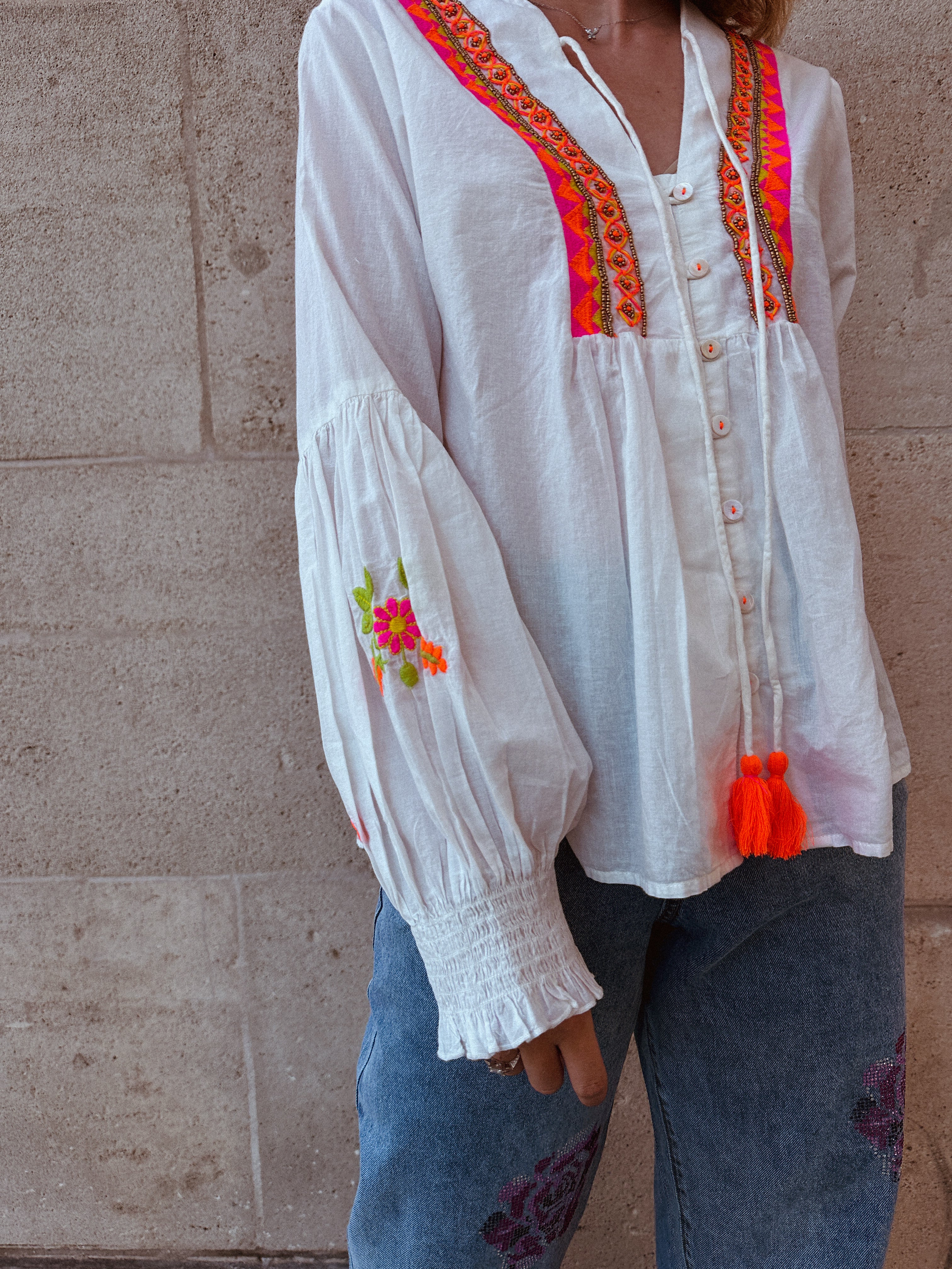 Clara blouse wit