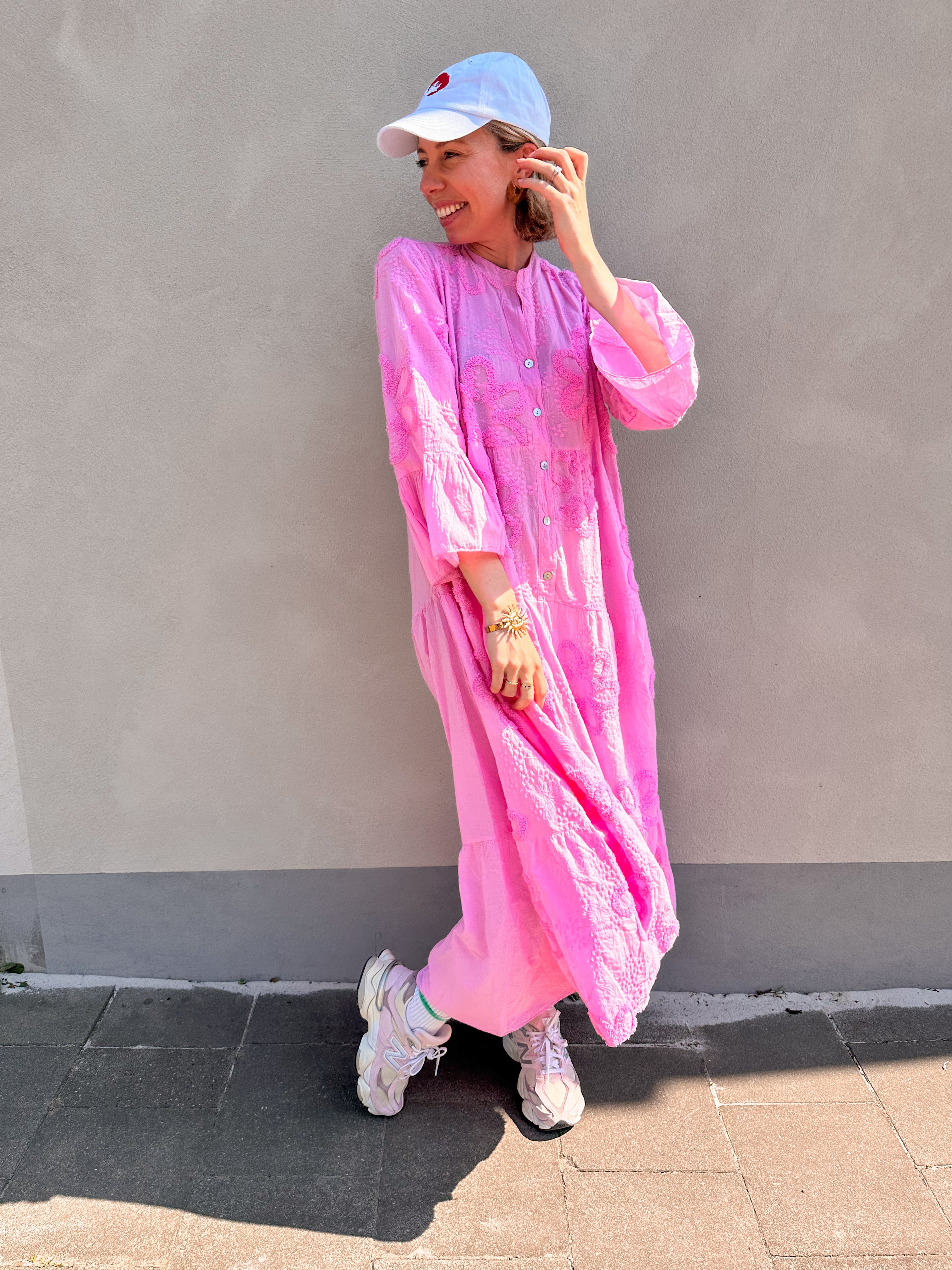 Loana jurk roze