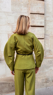 Nanja set olijfgroen