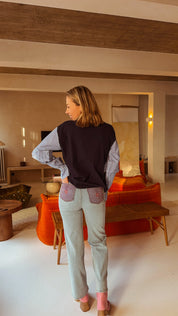 Milène jeans lichtblauw heart