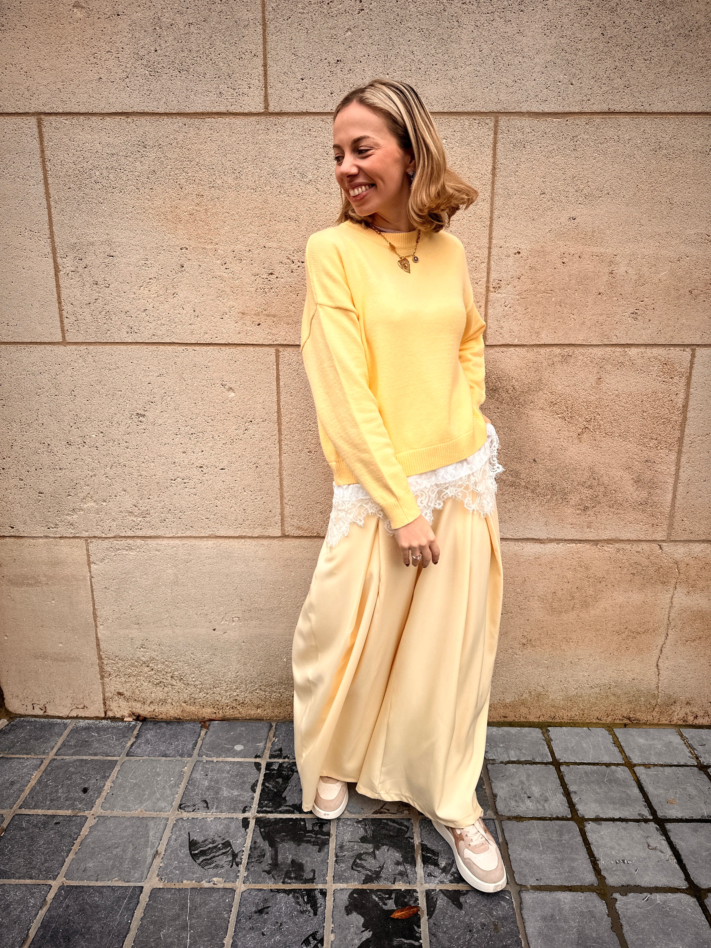 Fleur broek butteryellow