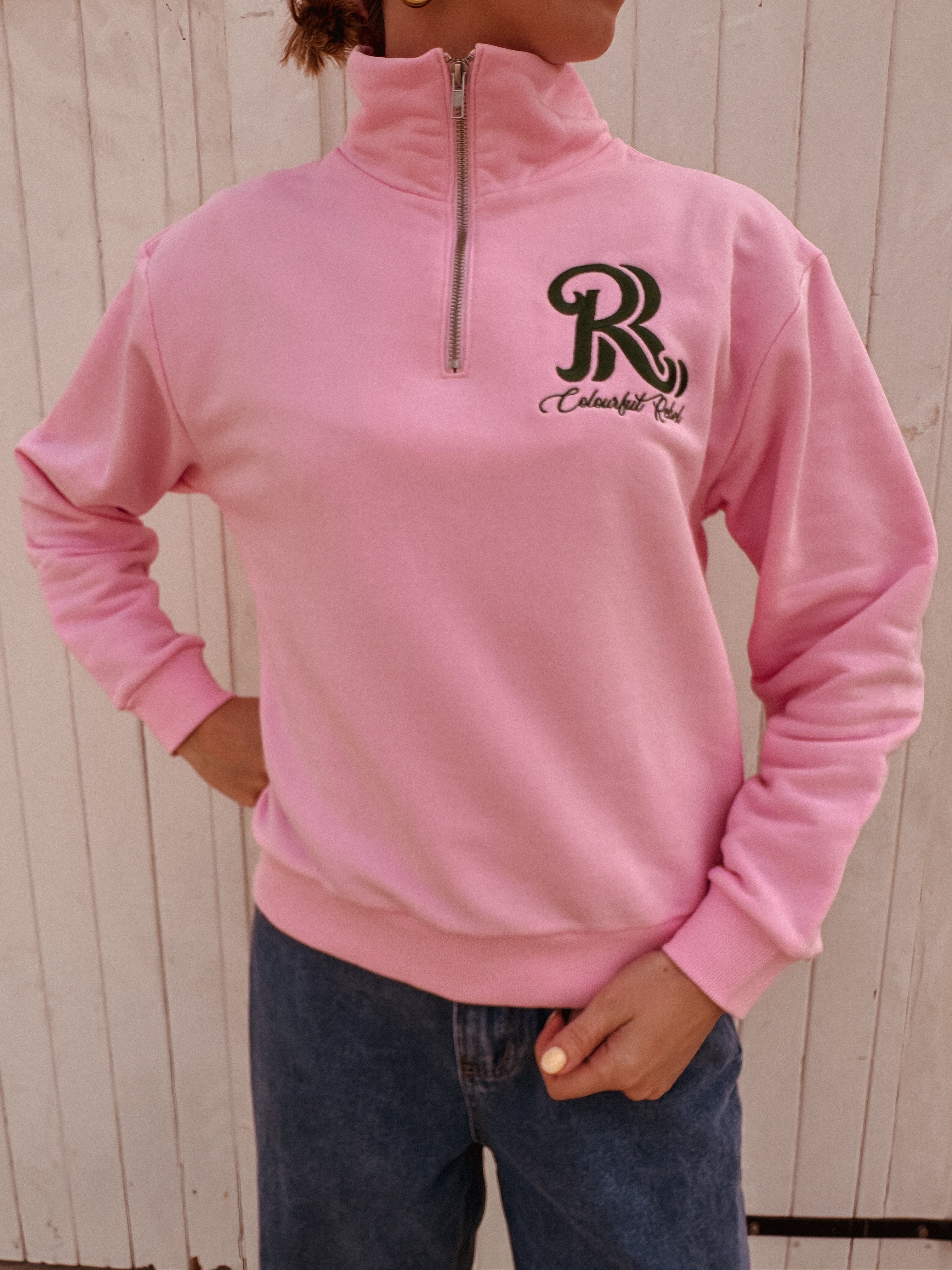 Colourful Rebel sweater roze