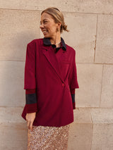 Zeyla blazer burgundy