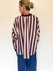 Kiara stripe blouse