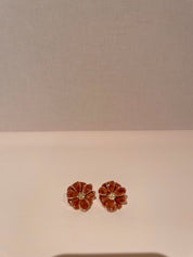 Poppy oorbellen oudroze